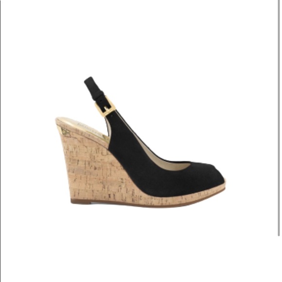 Michael Kors Black Suede Keegan Shoes - Picture 3 of 5